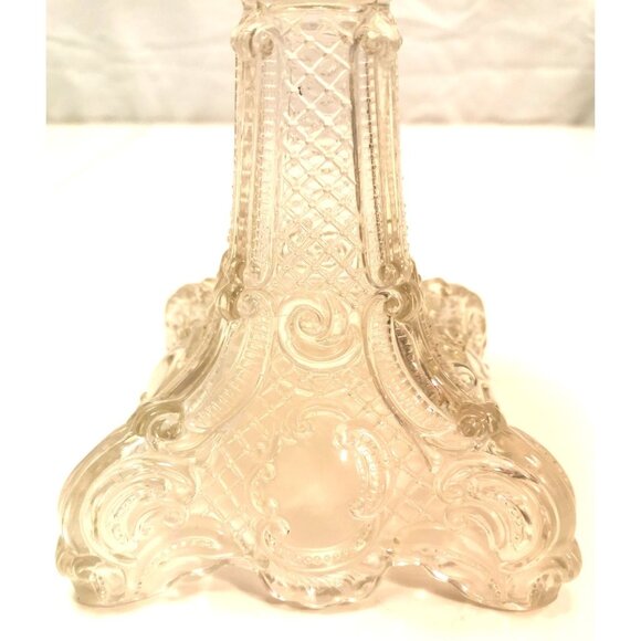 Large Excellent Condition Vintage Lamp Clear Decorative Base 19" Height - Picture 10 of 10